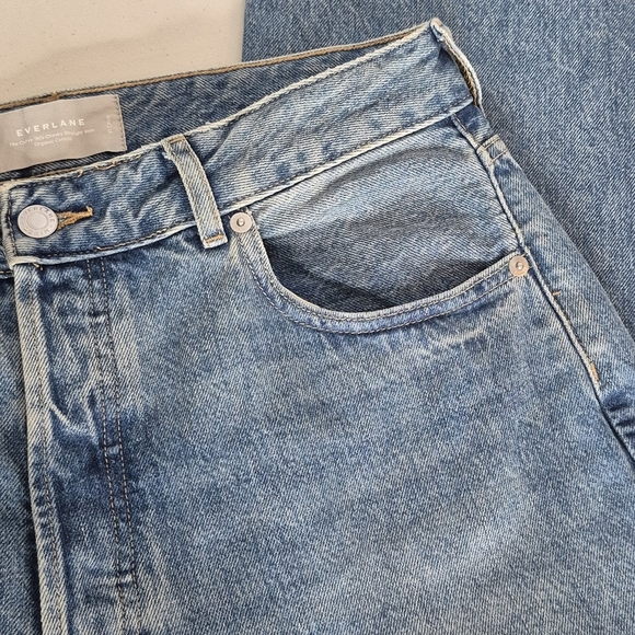 Everlane The Curvy '90s Cheeky Straight Jeans - Size 31 Crop - Picture 6 of 15